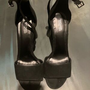 Michael Kors Black Women's Suede Heels